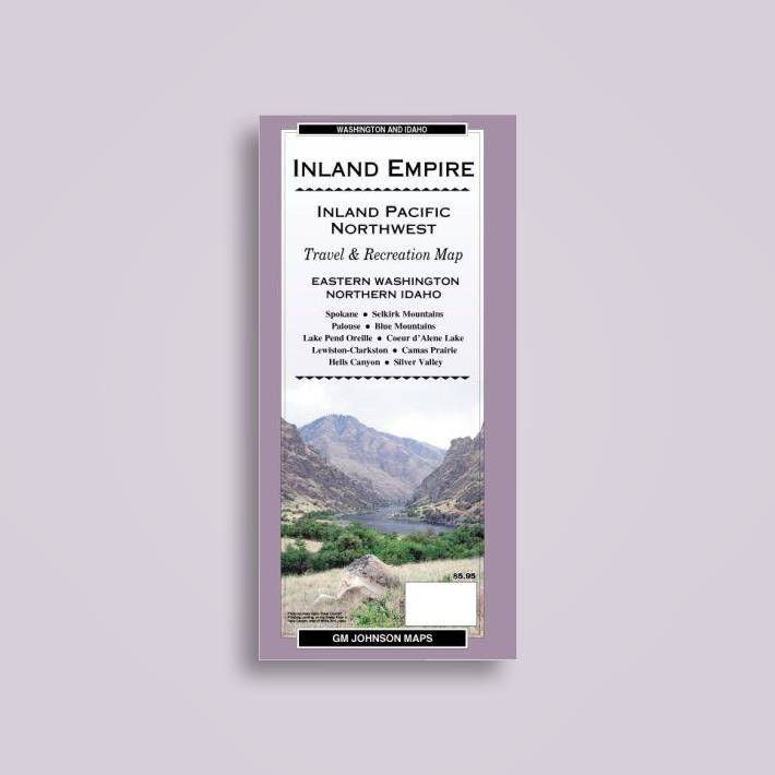 Inland Pacific Northwest / Eastern Washington / Northern Idaho Recreation Map, GM Johnson & Associates Ltd. Inland Pacific Northwest / Eastern Washington / Northern Idaho Recreation Map, GM Johnson & Associates Ltd.